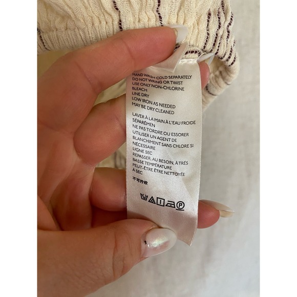 Free People Cedar Lace Pullover Blouse Size Medium - Picture 11 of 11